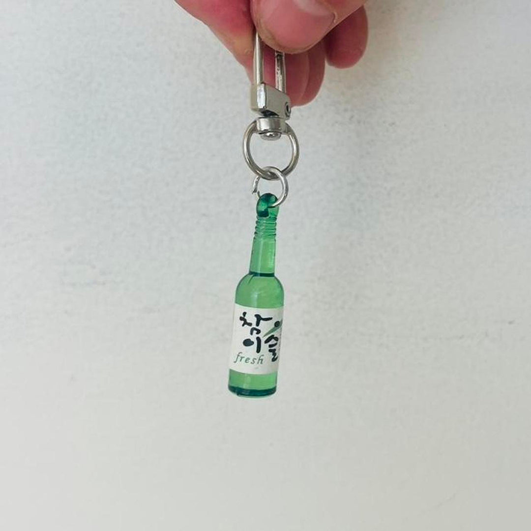 Soju Bottle Keychain