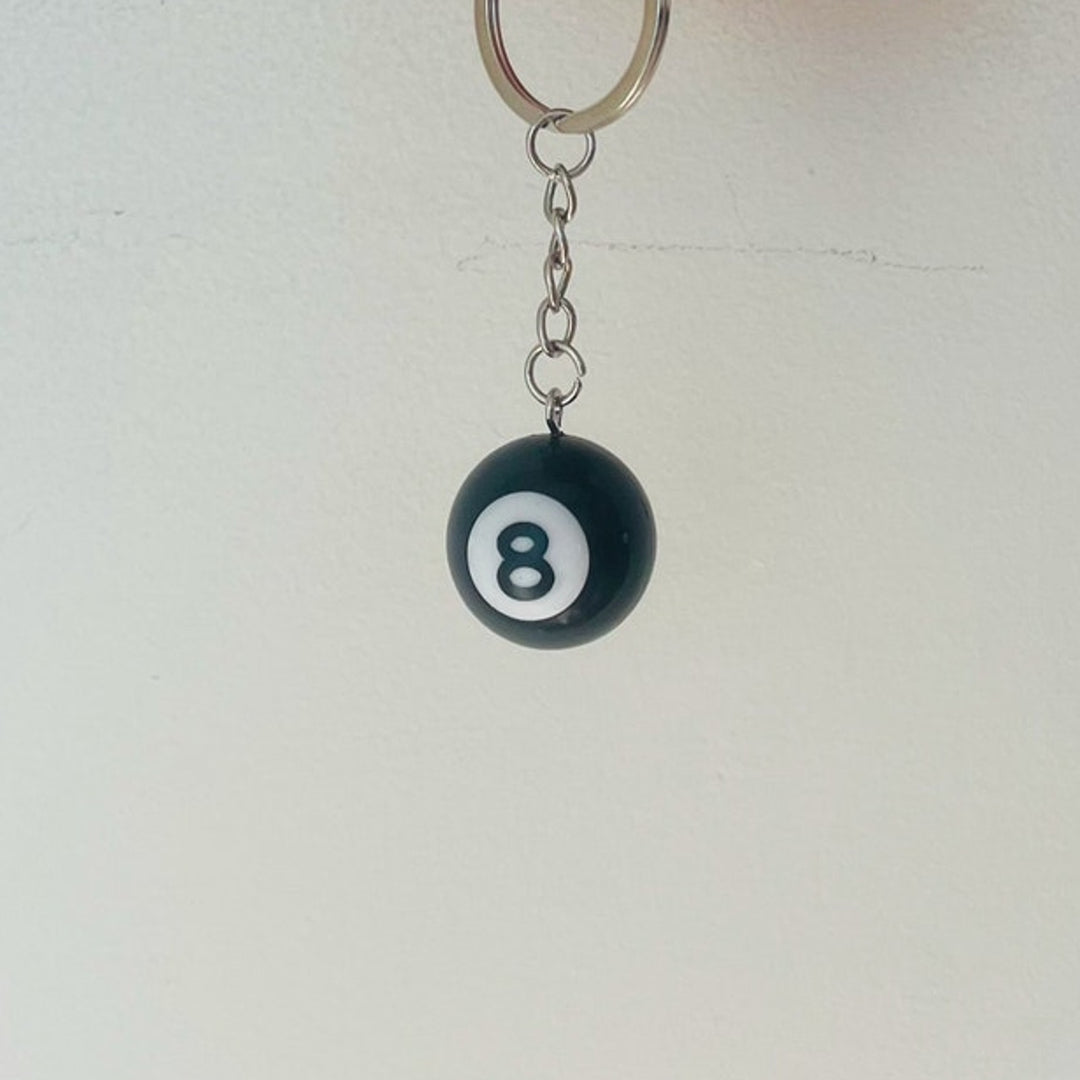 Lucky Eight Ball Keychain