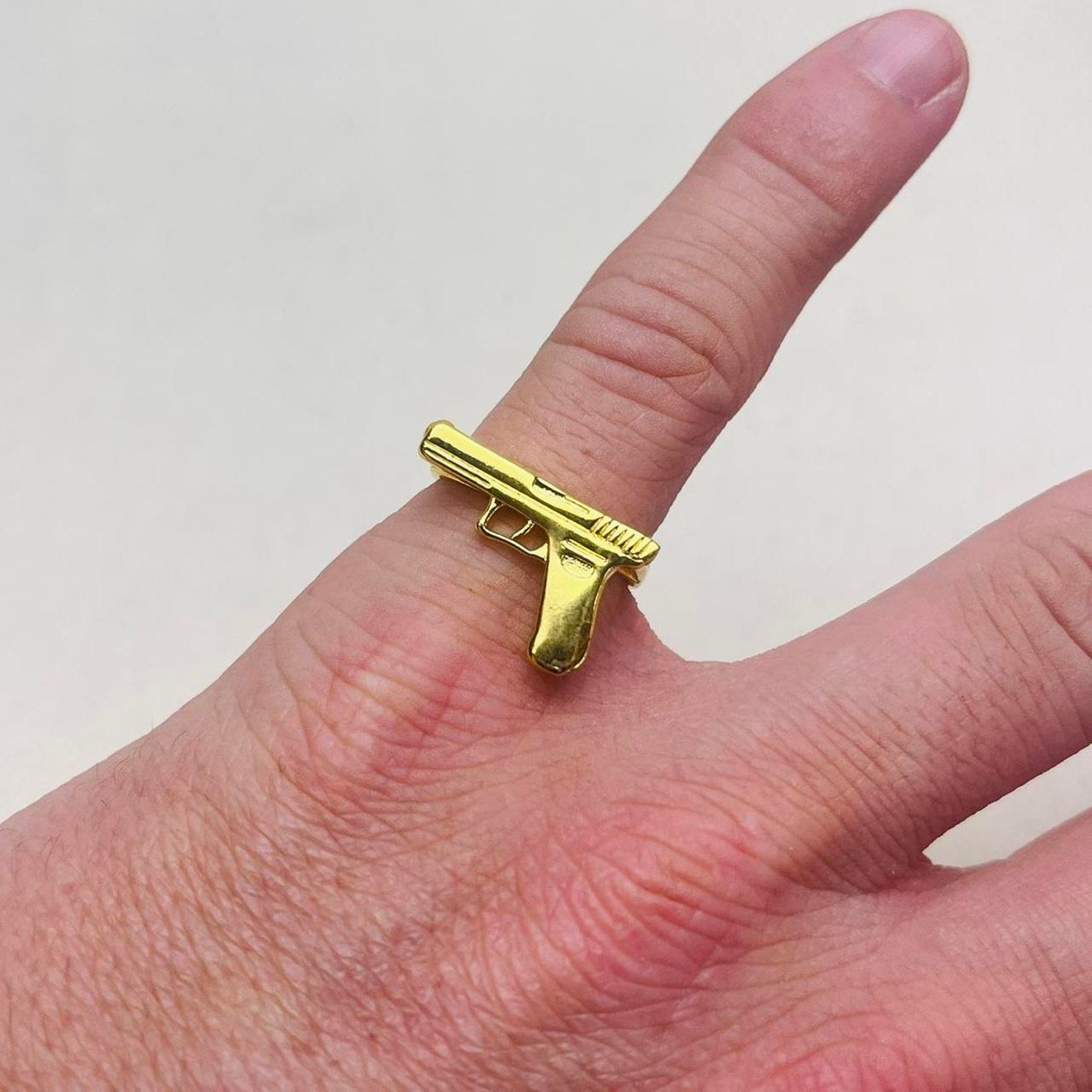 Gold Pistol Ring - Rynor