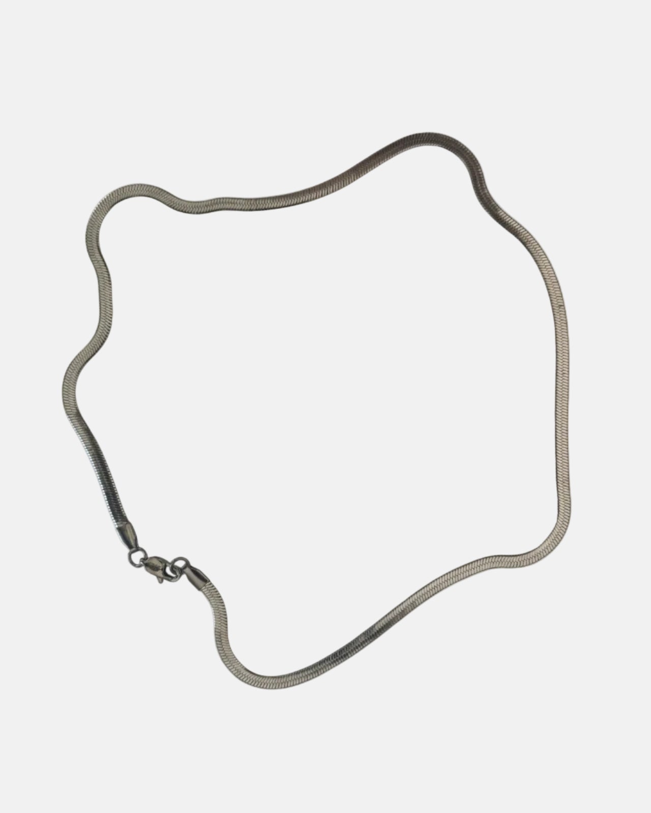 Silver Herringbone Necklace - Rynor