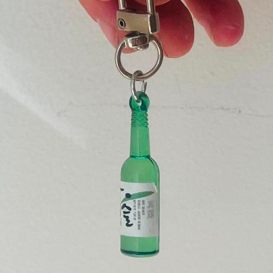 Soju Bottle Keychain
