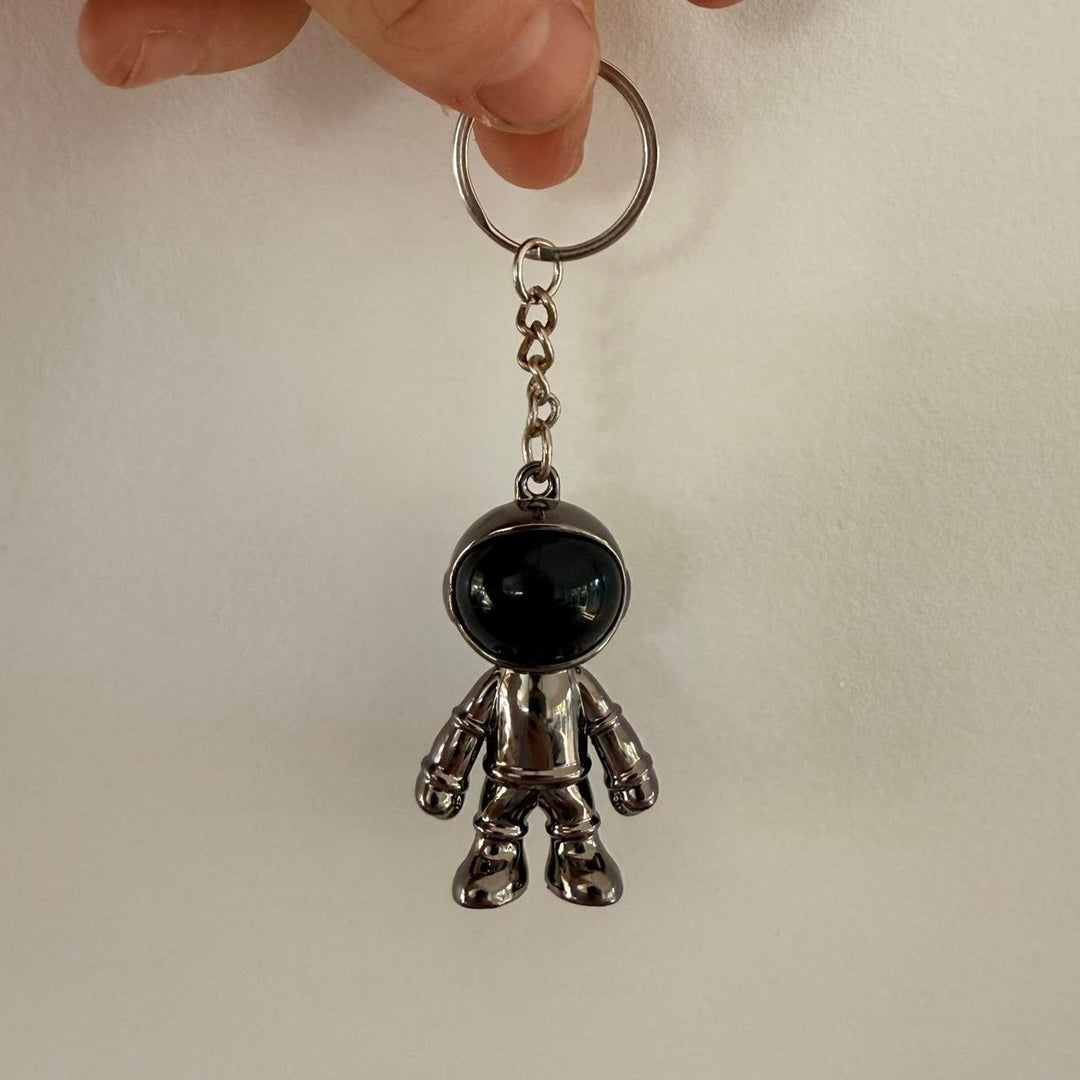 Chrome Astronaut Keychain