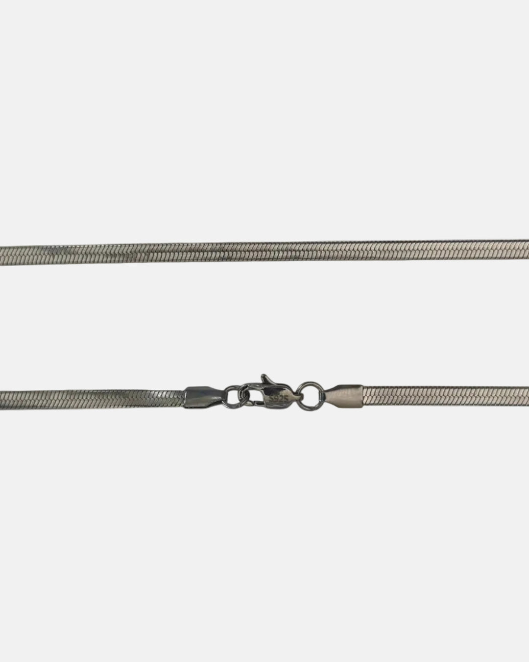 Silver Herringbone Necklace - Rynor