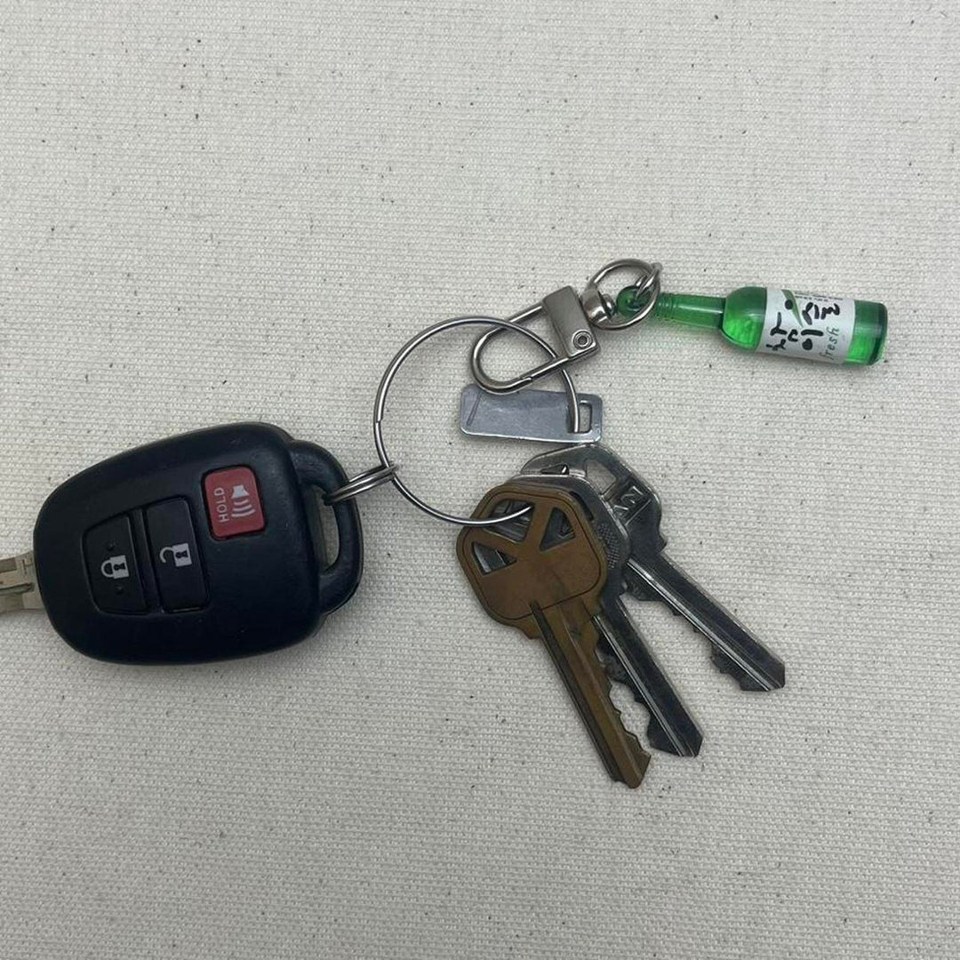 Soju Bottle Keychain