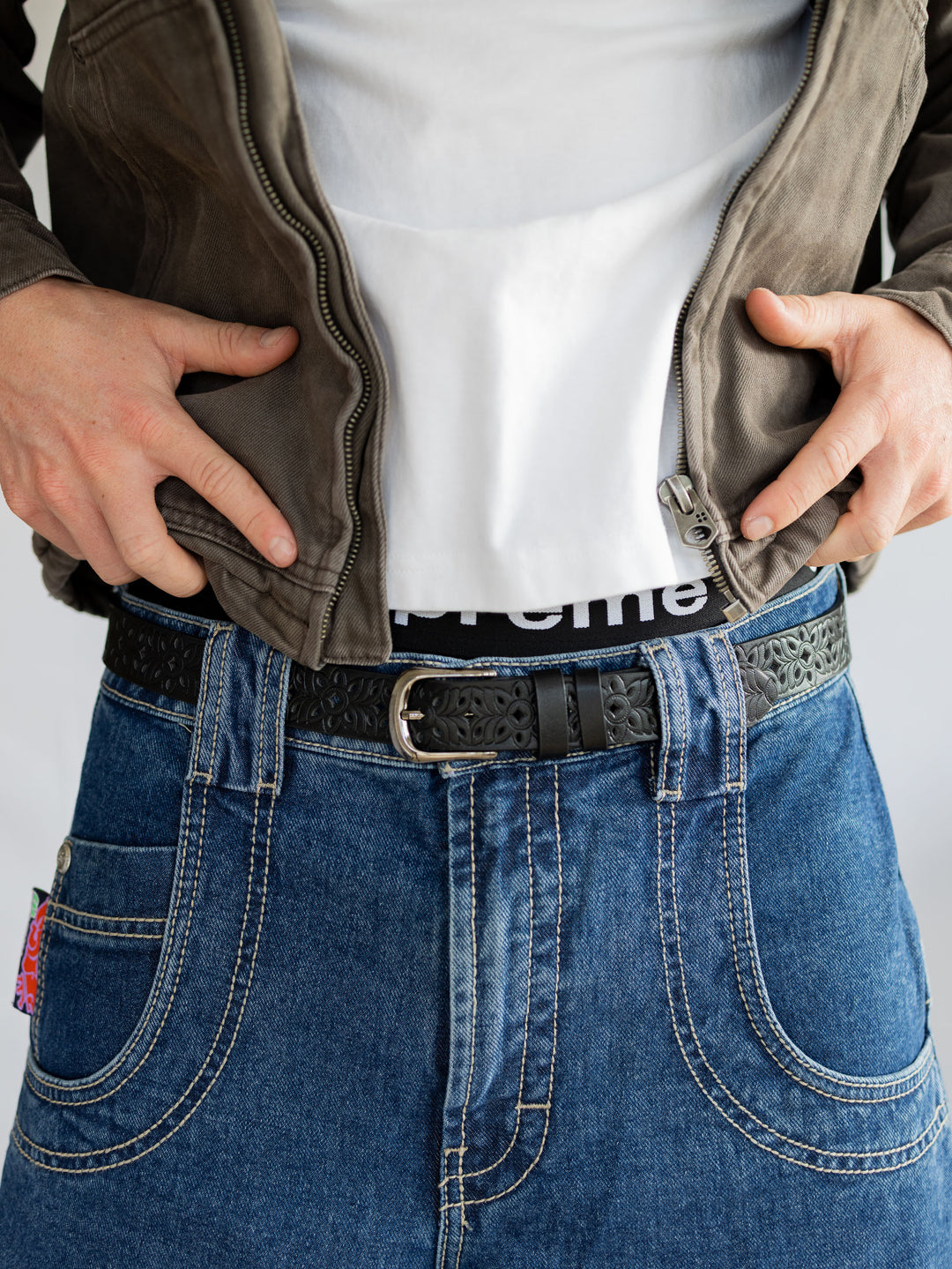 Carved Floral Belt - Rynor
