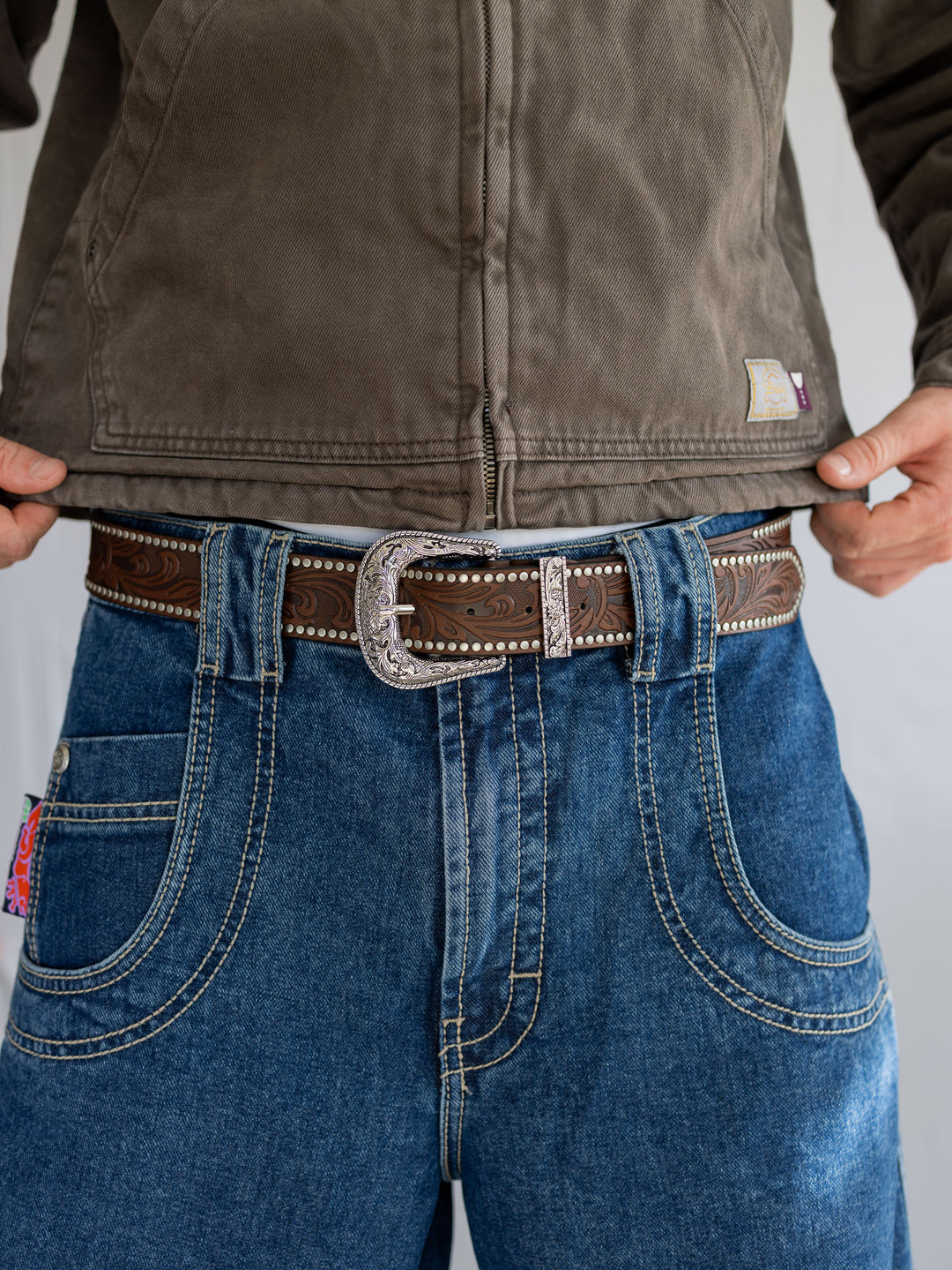Frontier Stud Buckle Belt