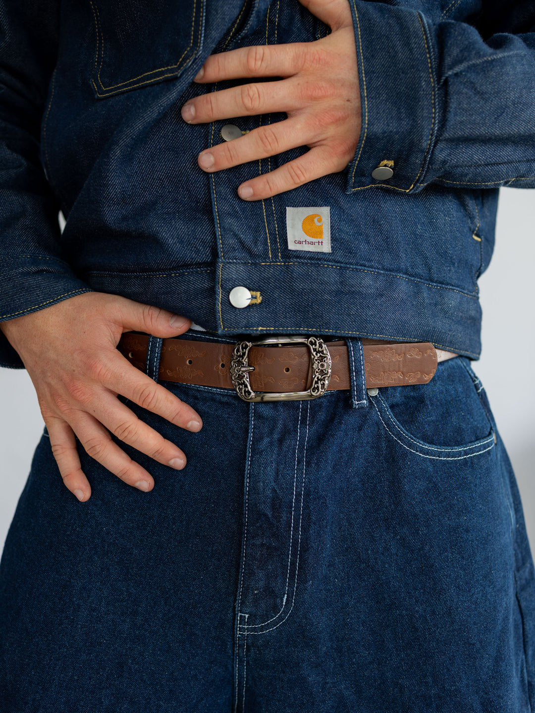 Ceinture à boucle western