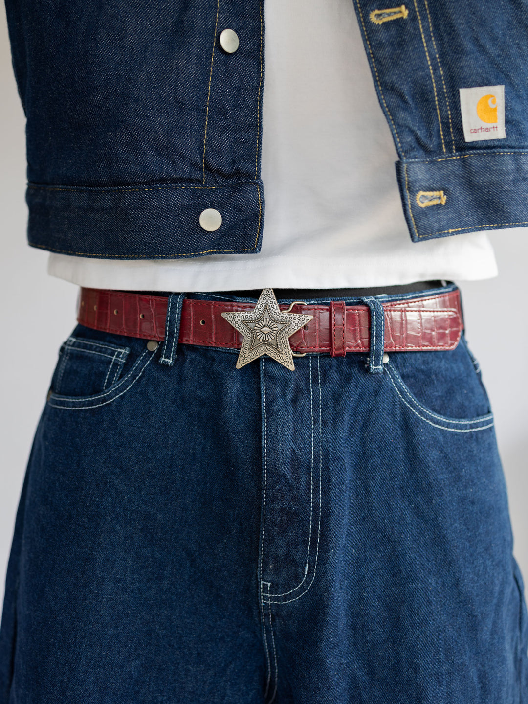 Ceinture à boucle étoile
