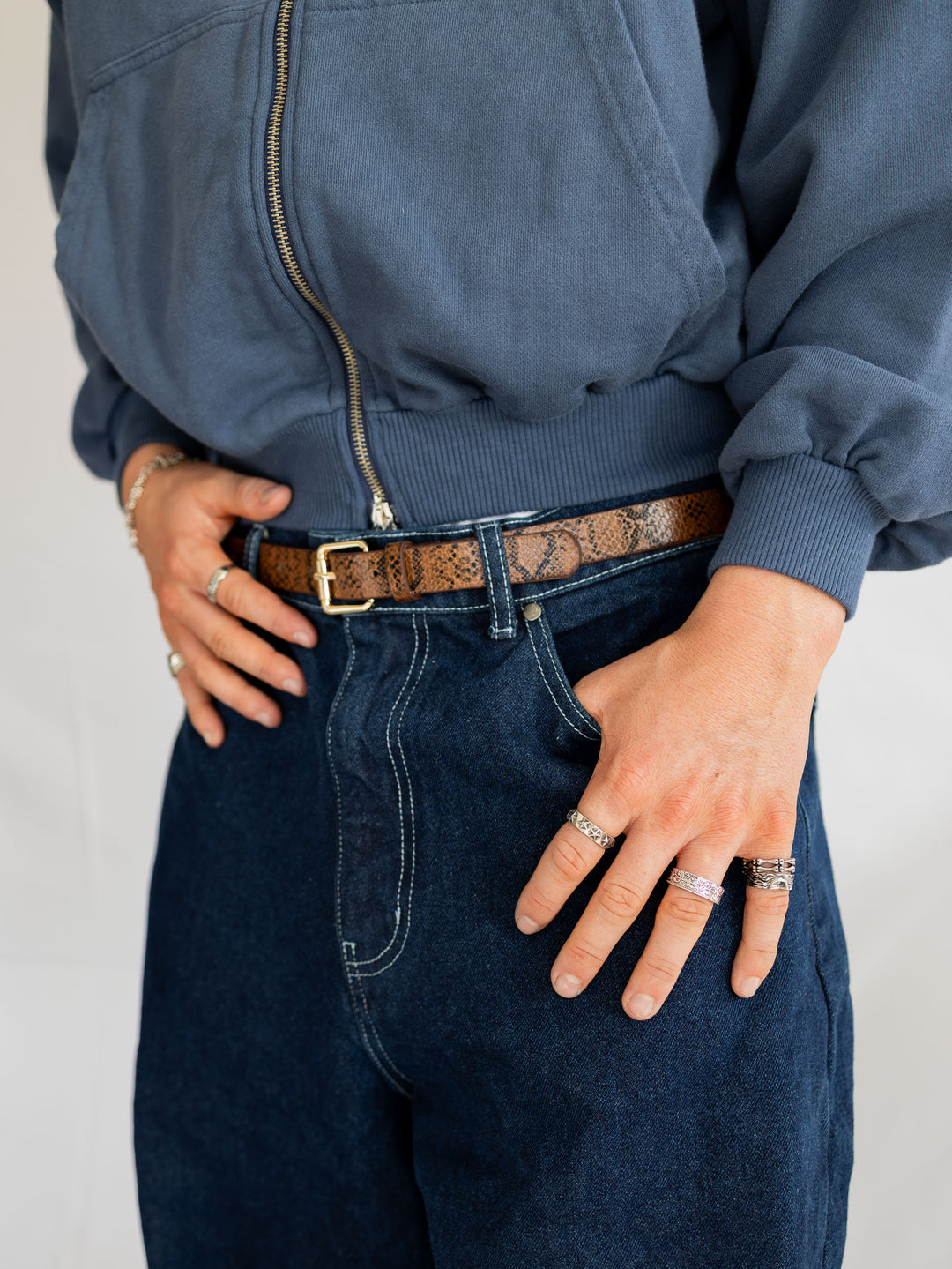 Viper Skin Belt