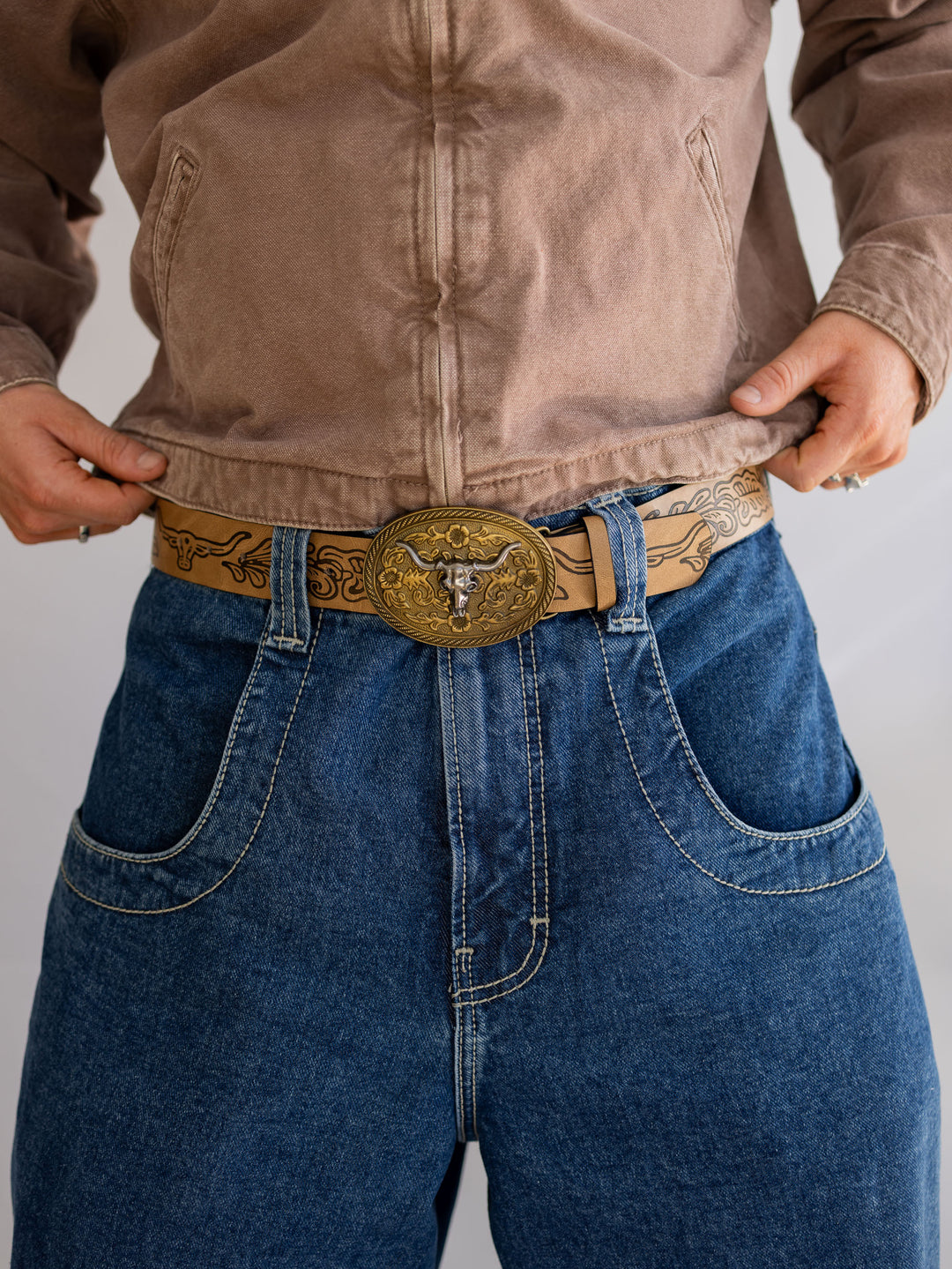 Ceinture ovale Longhorn