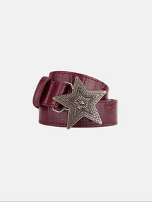 Ceinture à boucle étoile