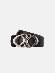 Star Crest Leather Belt