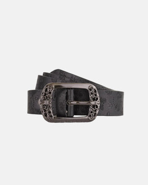 Ceinture à boucle chromée Rynor