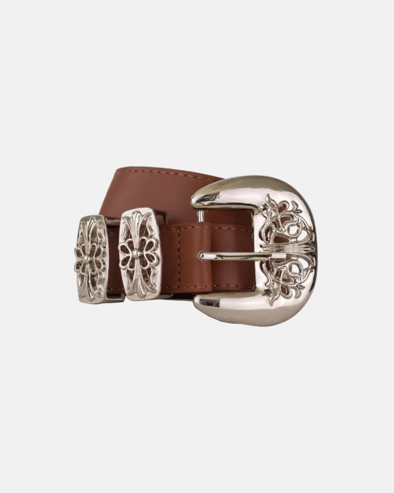 Triple Buckle Western Belt - Rynor