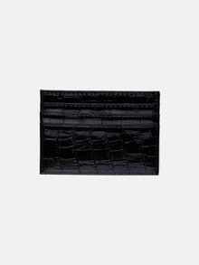 Midnight Croc Cardholder