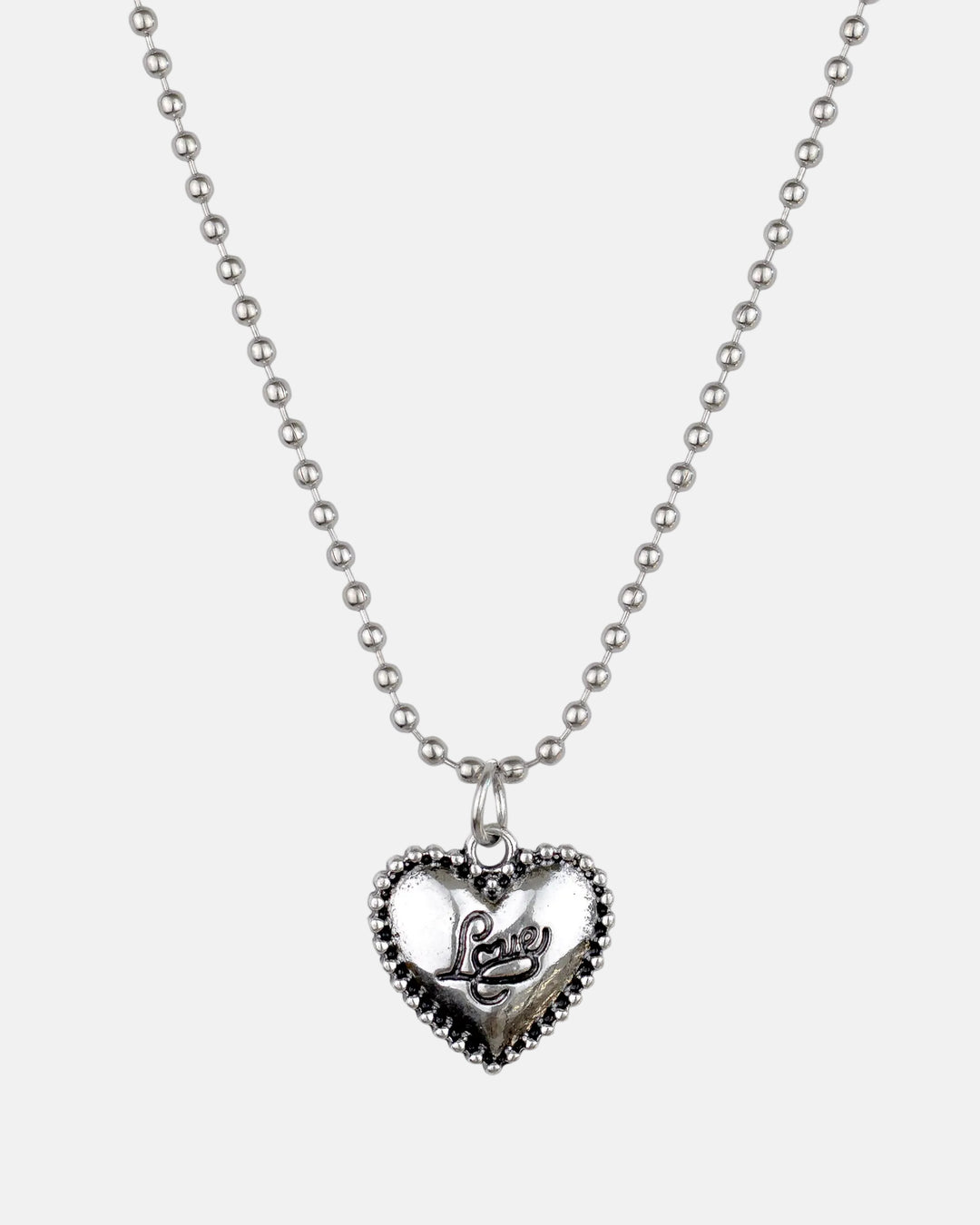 Script Heart Necklace - Rynor