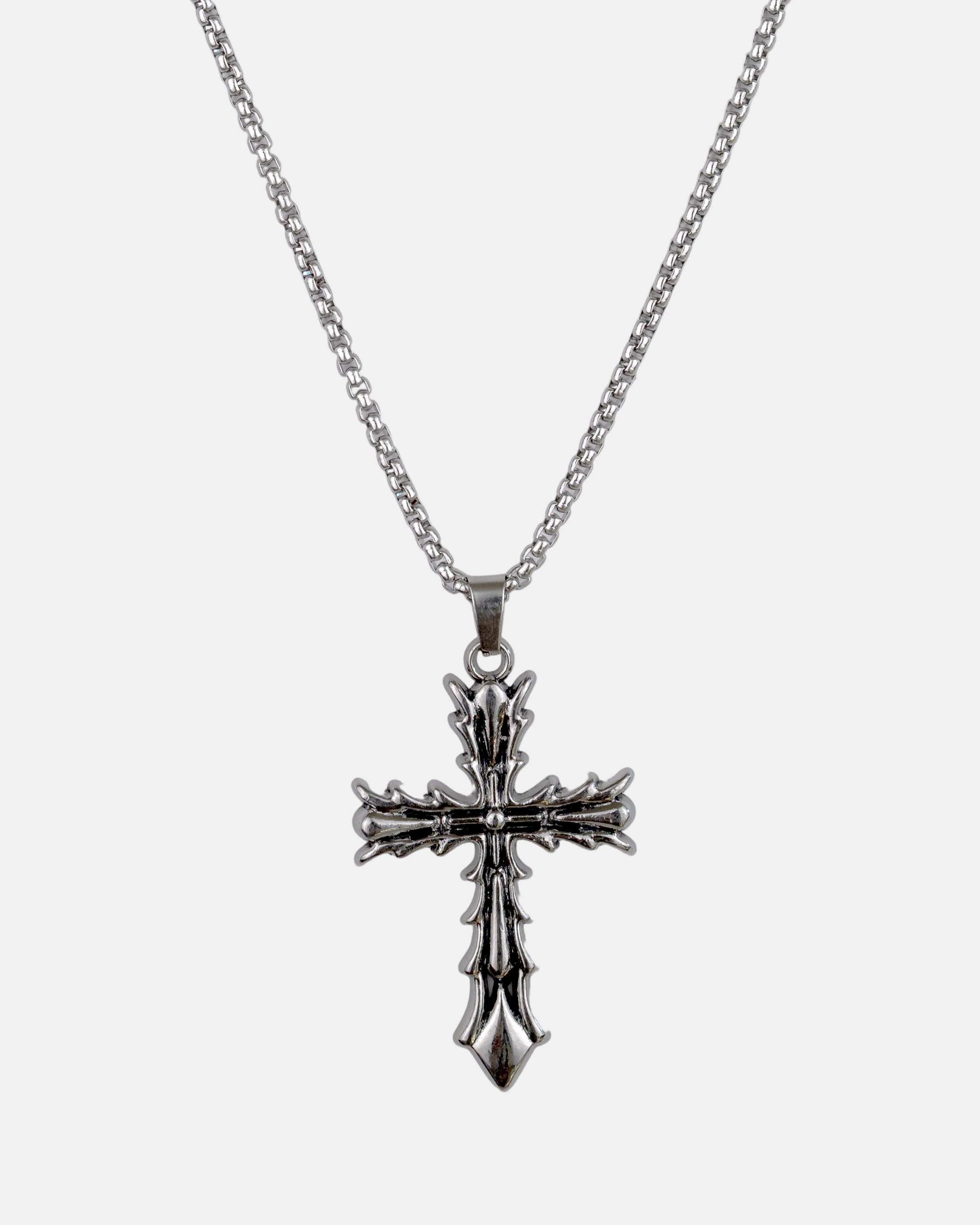 Spiked Cross Necklace - Rynor