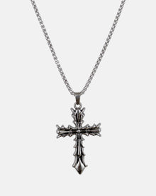 Spiked Cross Necklace