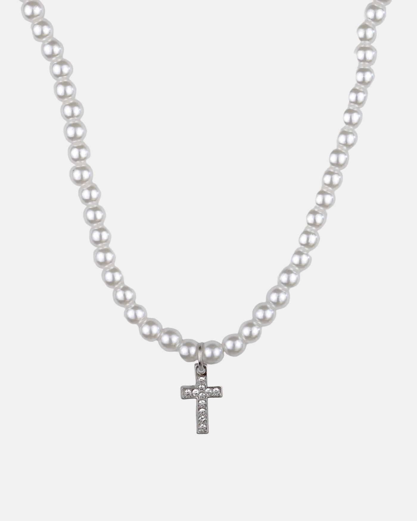 Pearl Cross Necklace - Rynor