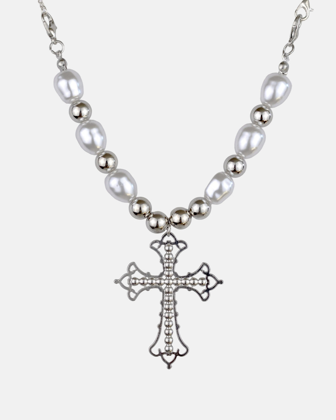 Belize Silver Cross Necklace - Rynor