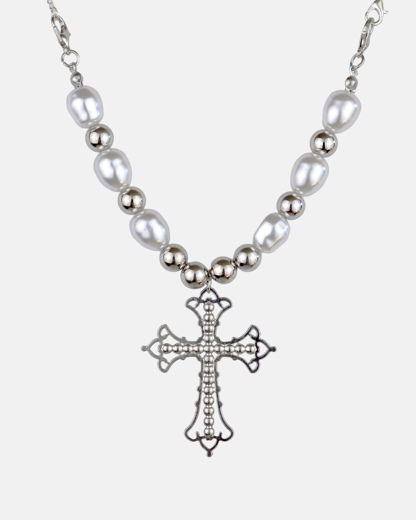 Belize Silver Cross Necklace - Rynor
