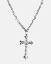 Barbed Cross Necklace