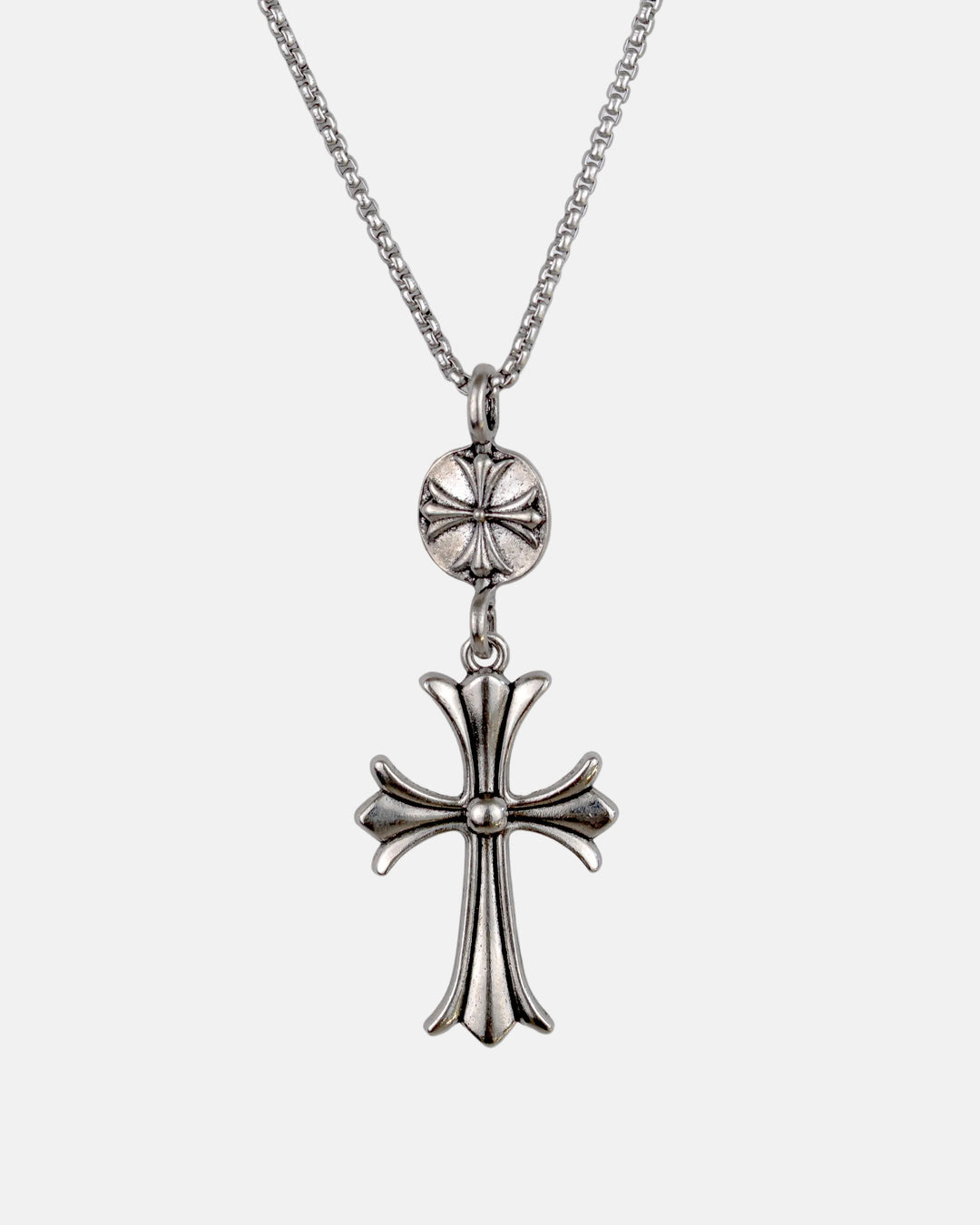 Medallion Cross Necklace