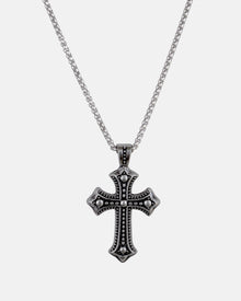 Studded Cross Necklace