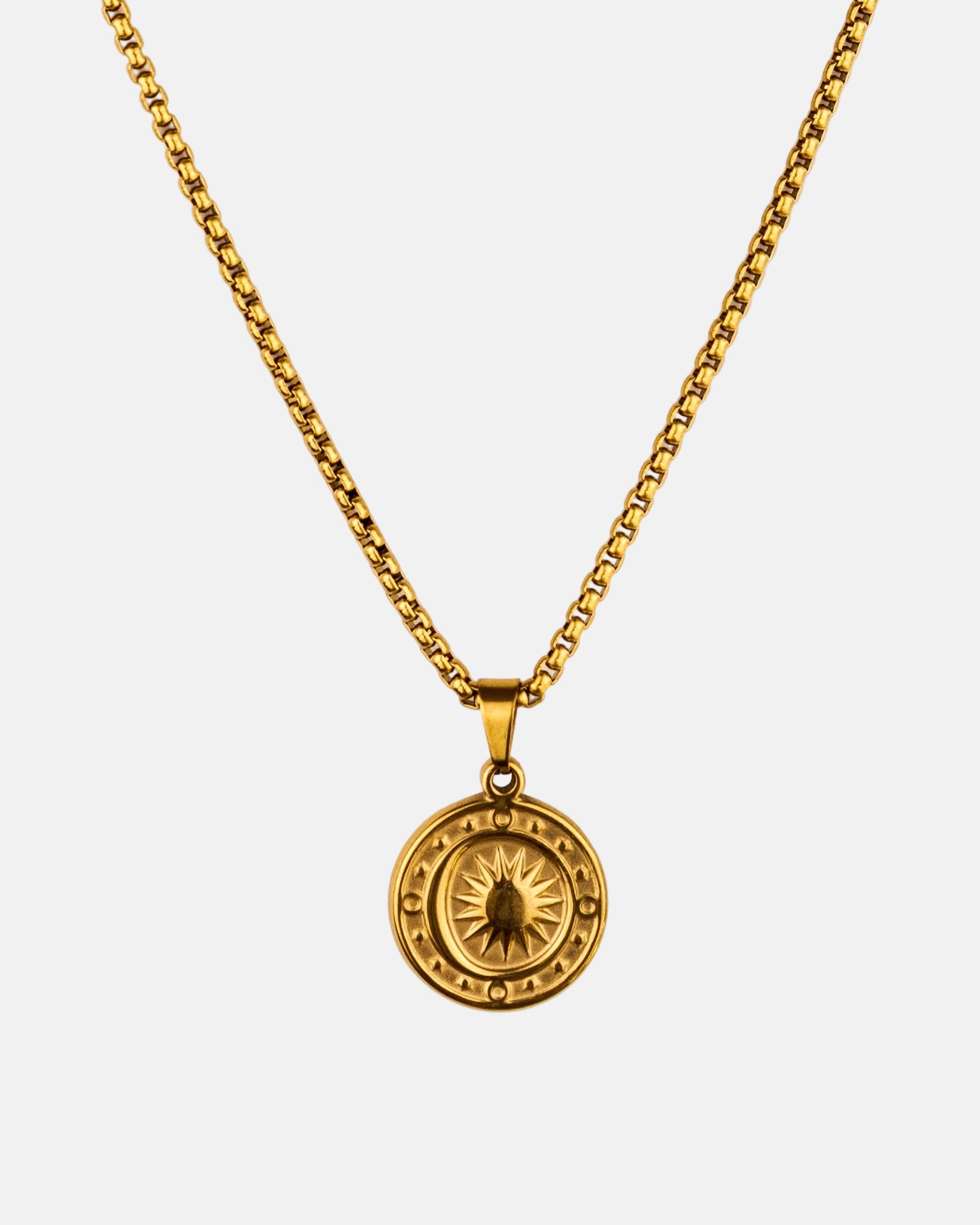 Gold Compass Necklace - Rynor