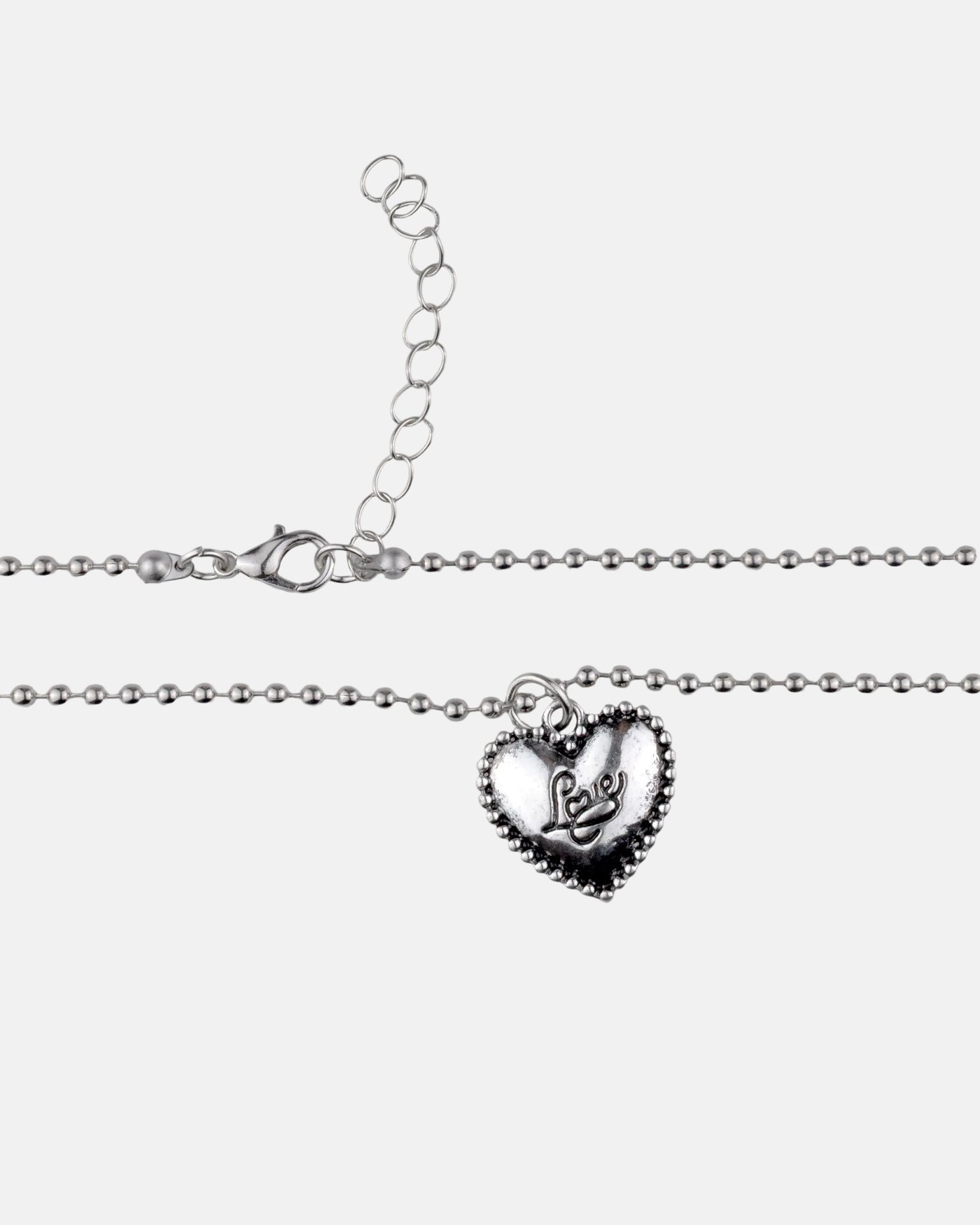 Script Heart Necklace - Rynor
