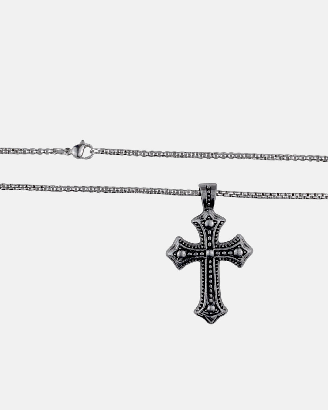 Studded Cross Necklace