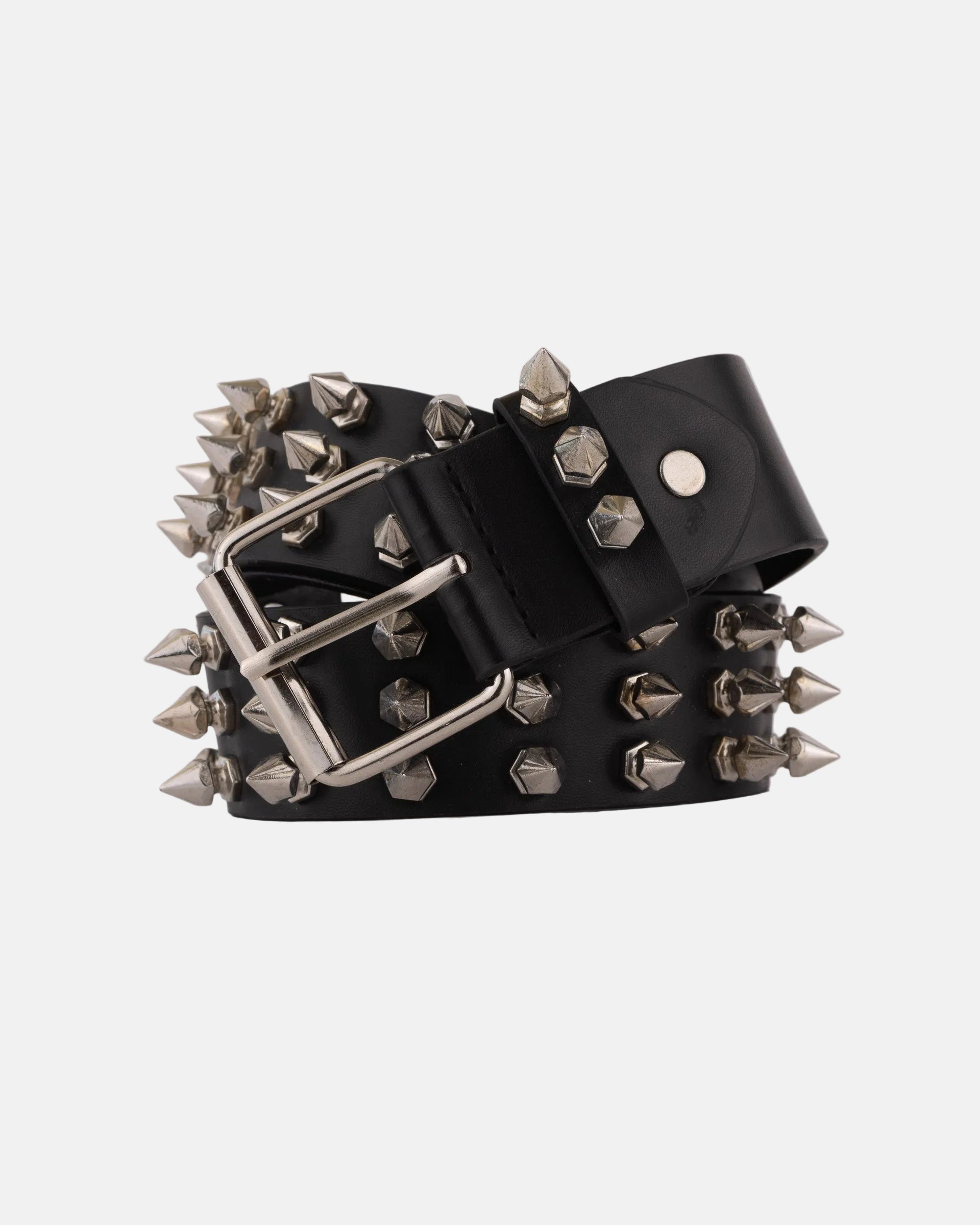 Black Spiked Studded Belt - Rynor