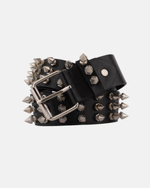 Ceinture noire cloutée