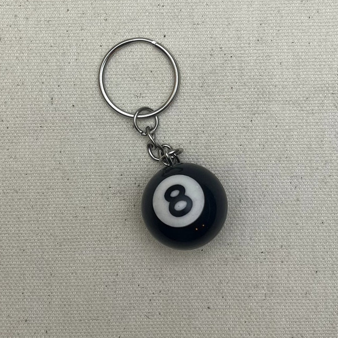 Lucky Eight Ball Keychain