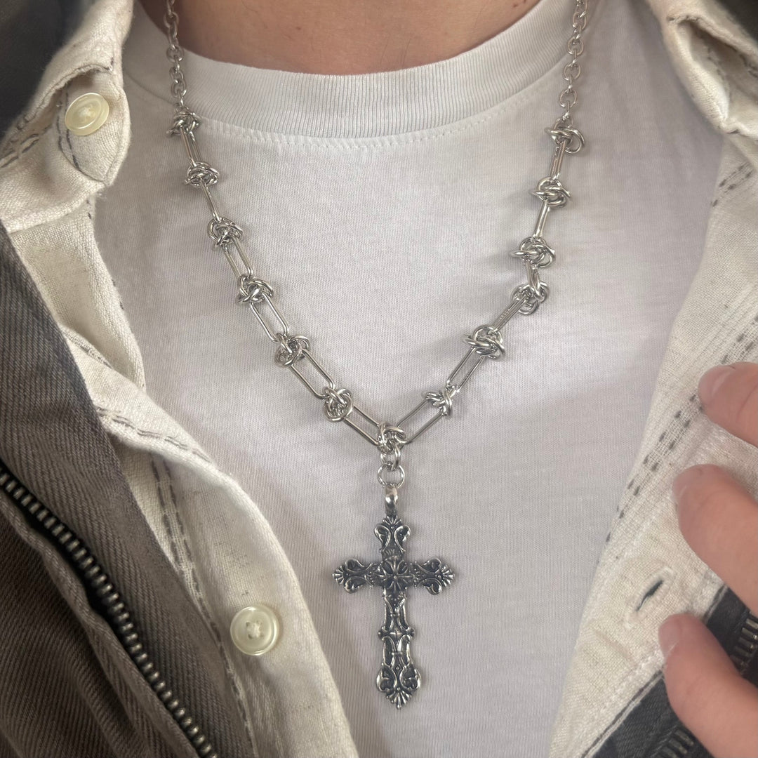 Linked Cross Necklace - Rynor