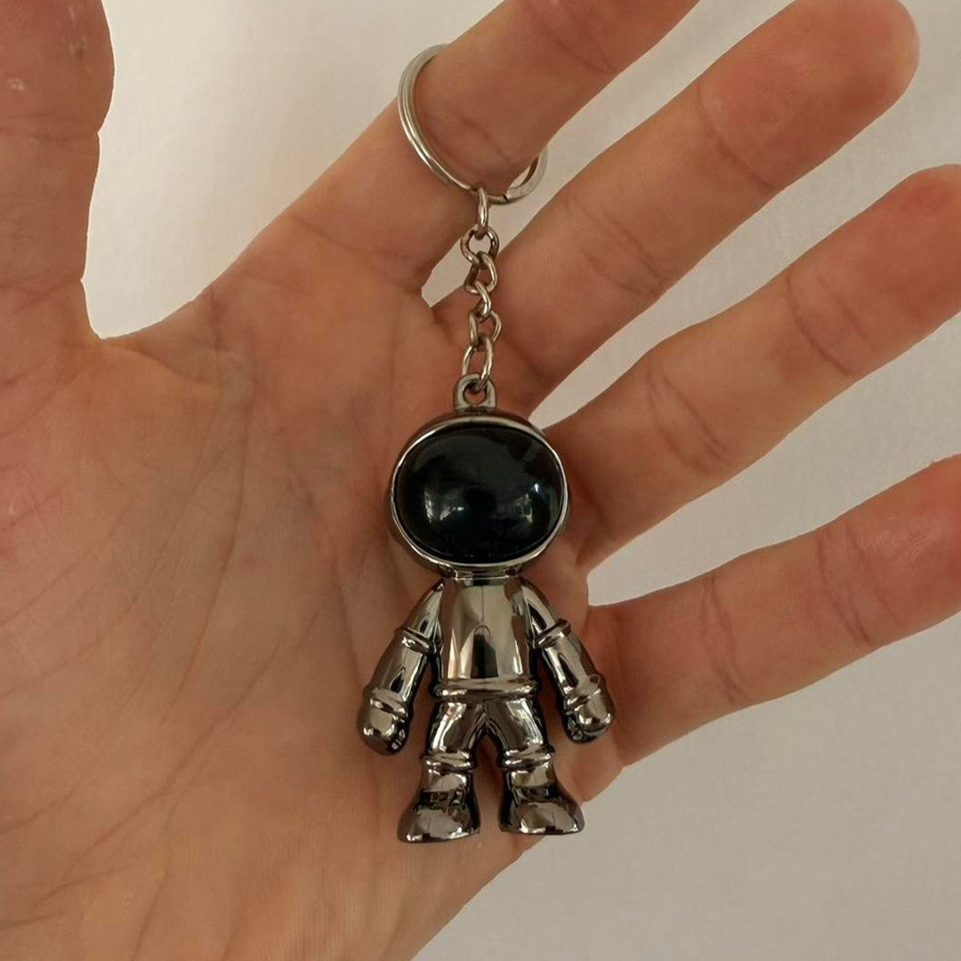 Chrome Astronaut Keychain