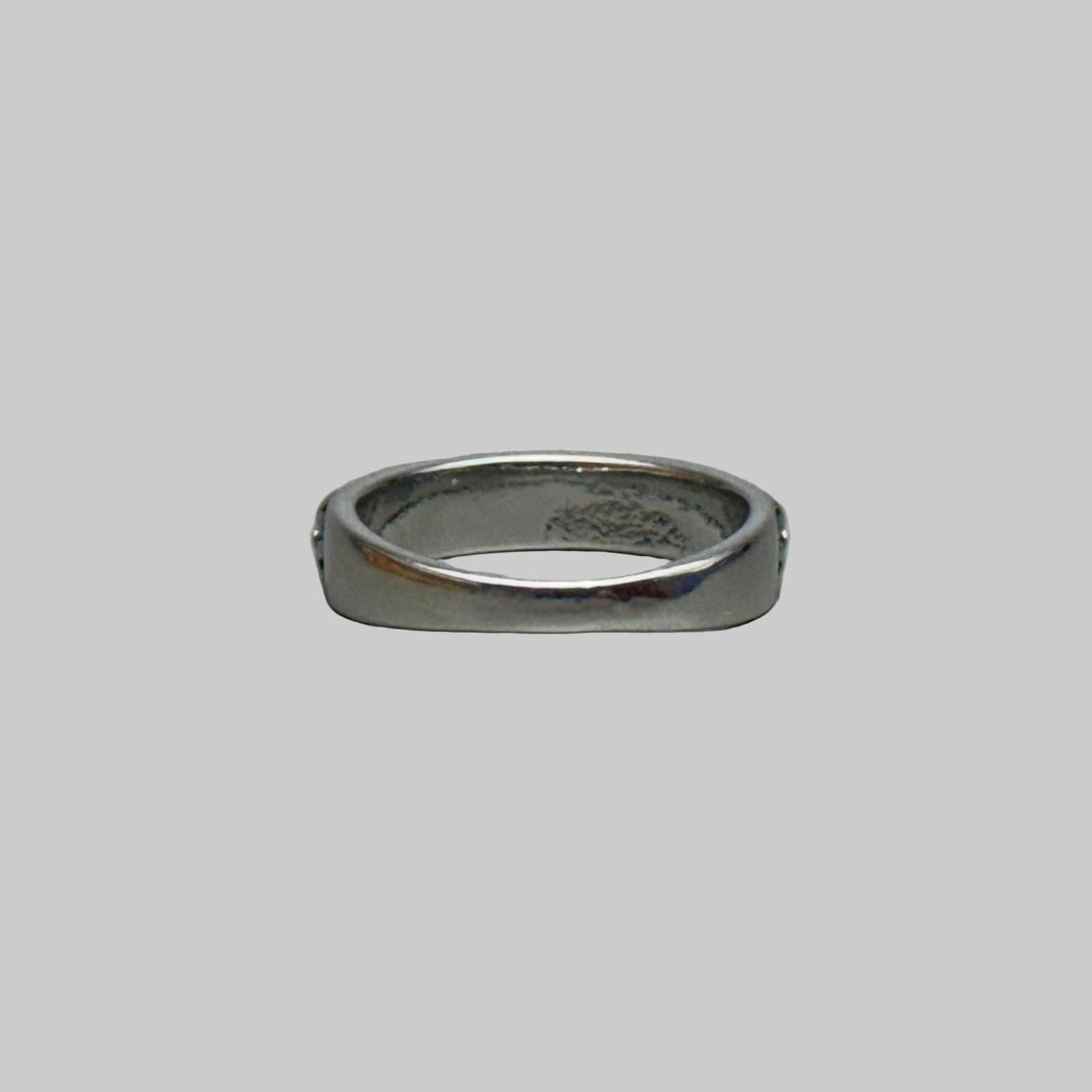 Silver Flower Band Ring - Rynor