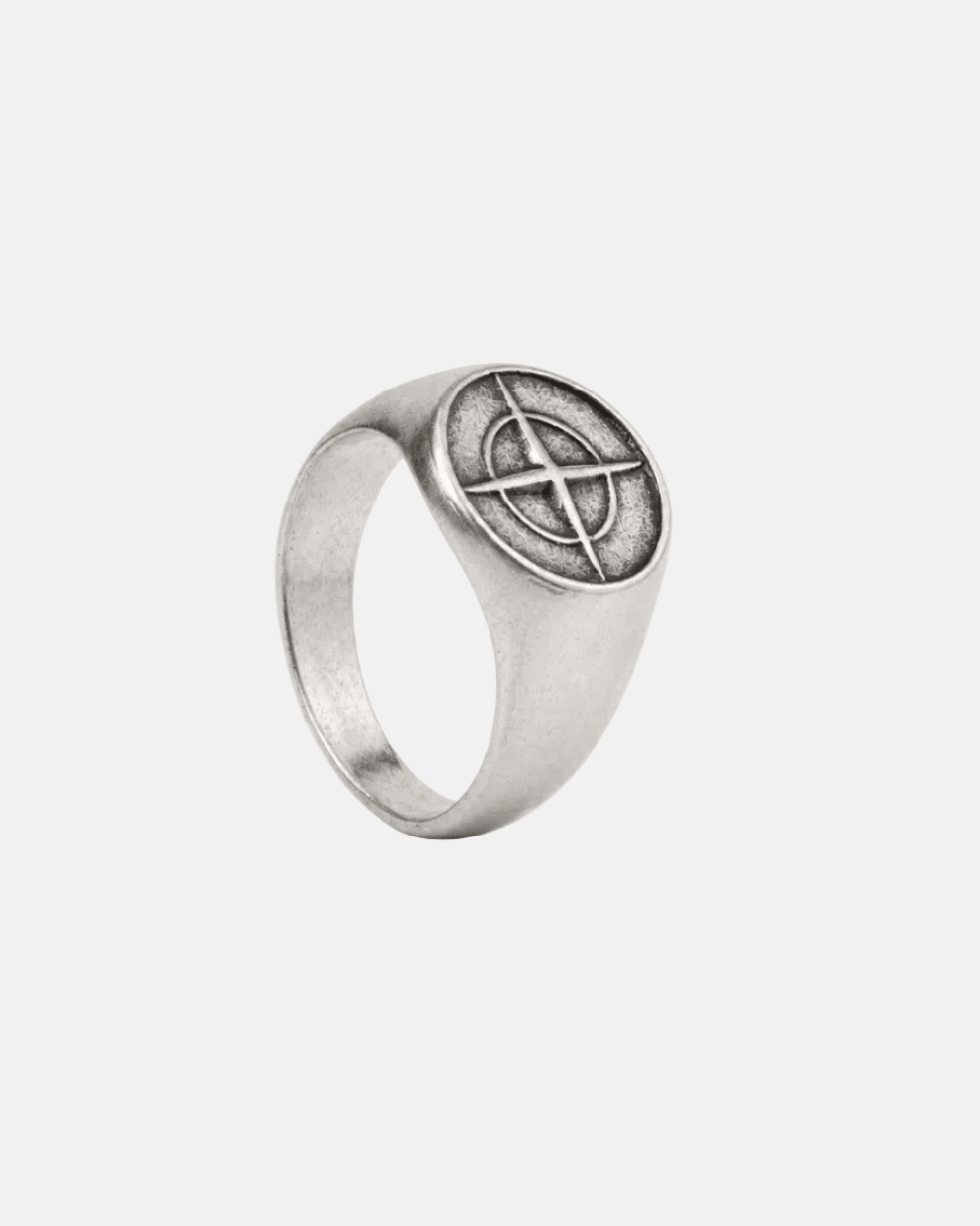 Chrome Compass Ring - Rynor