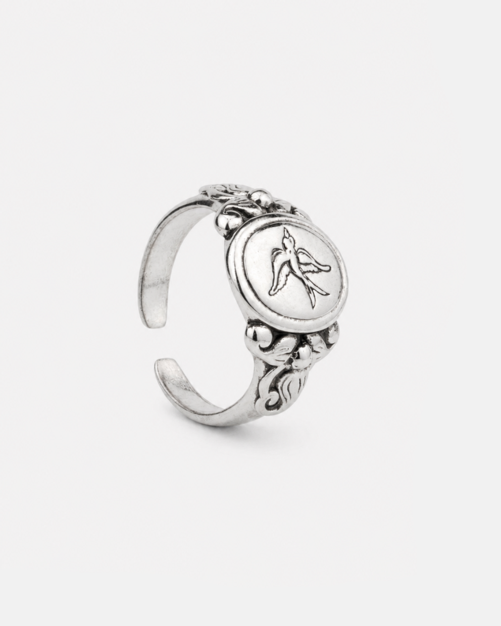 Gothic Dove Ring