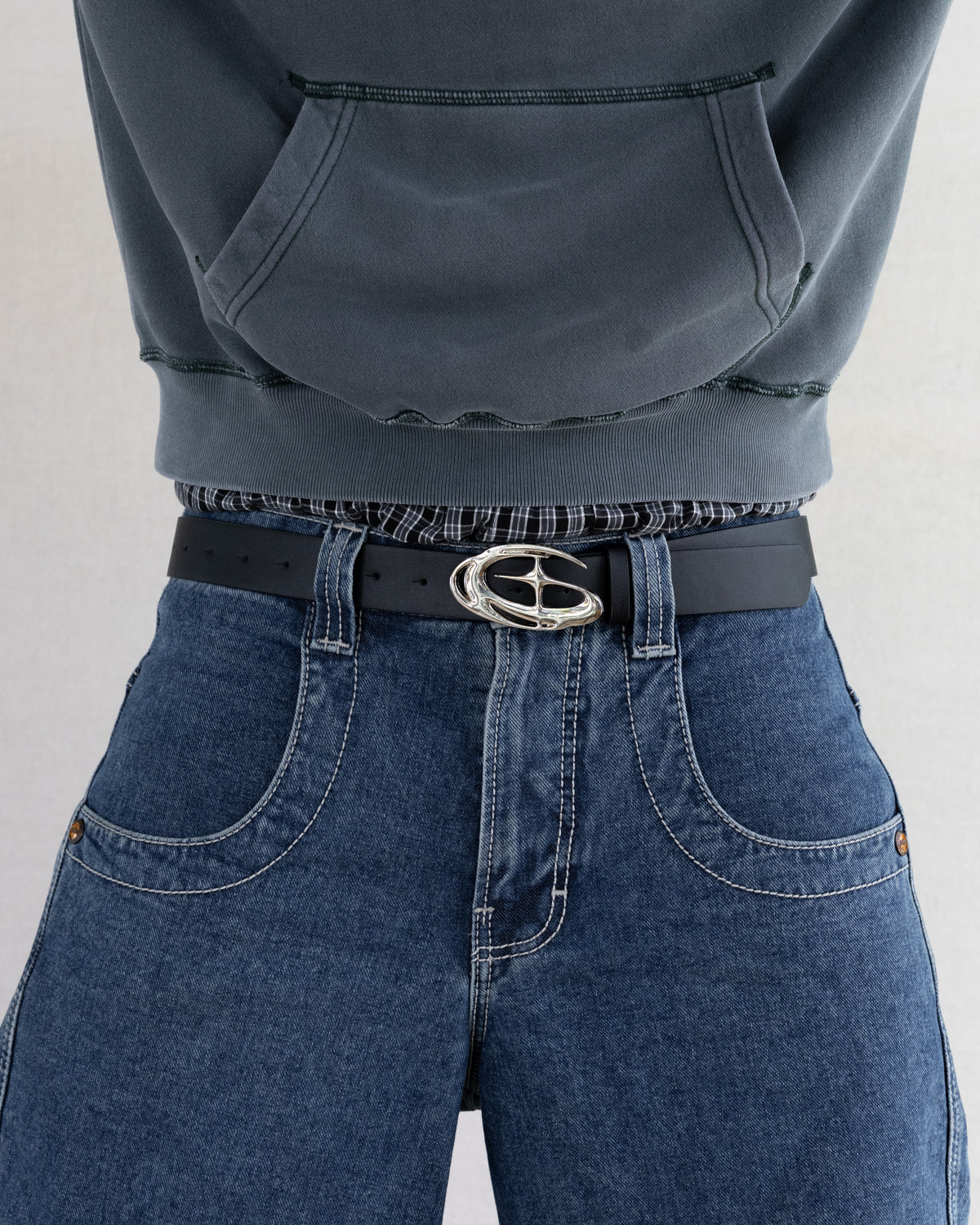 Orbit Chrome Buckle Belt - Rynor