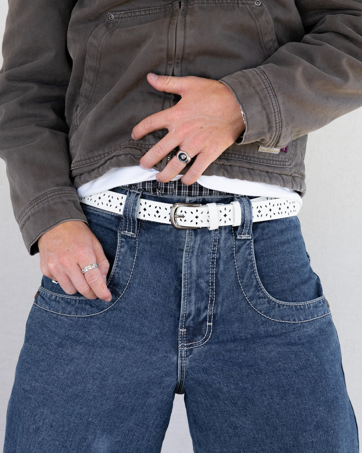 Carved Floral Belt - Rynor