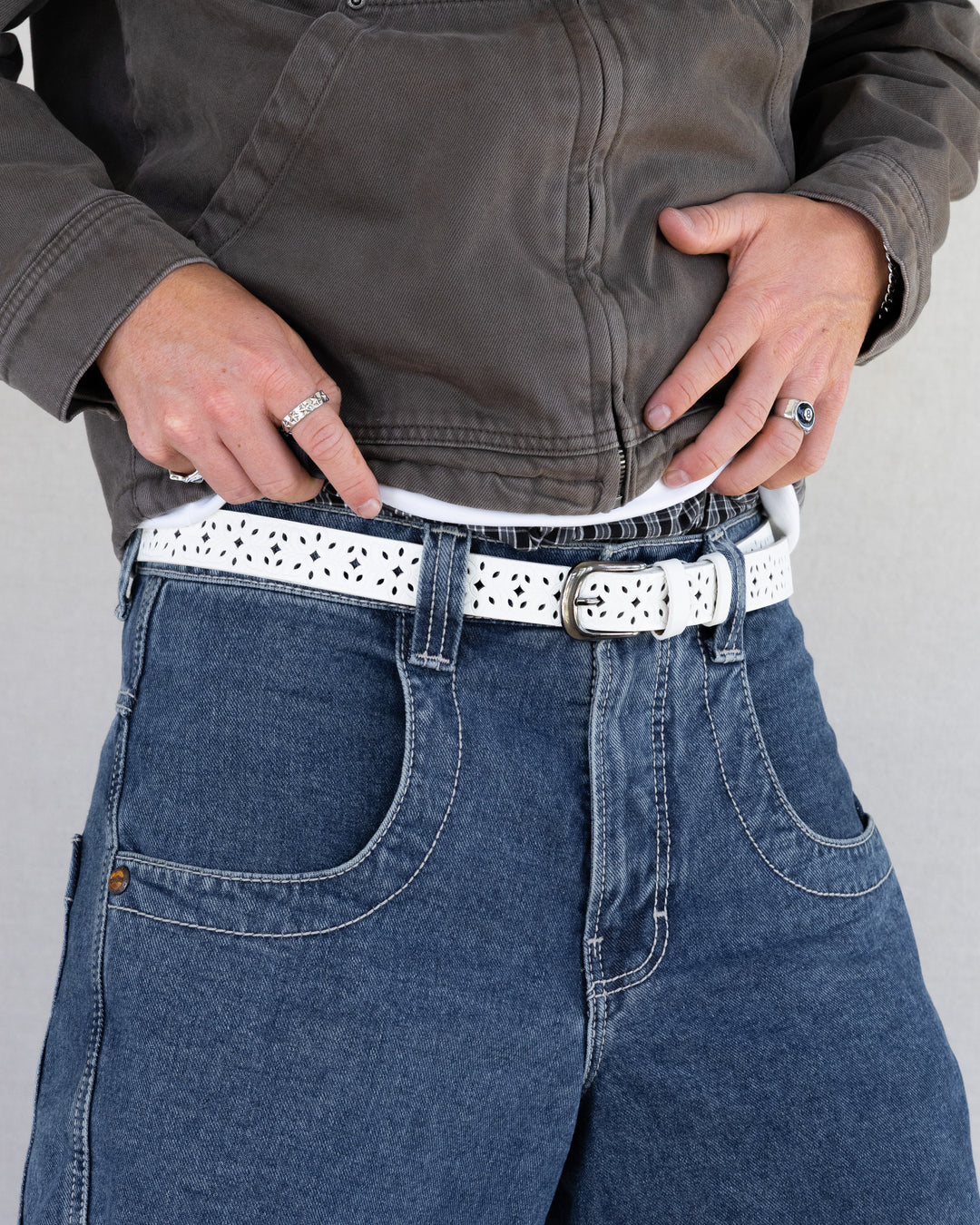 Carved Floral Belt - Rynor