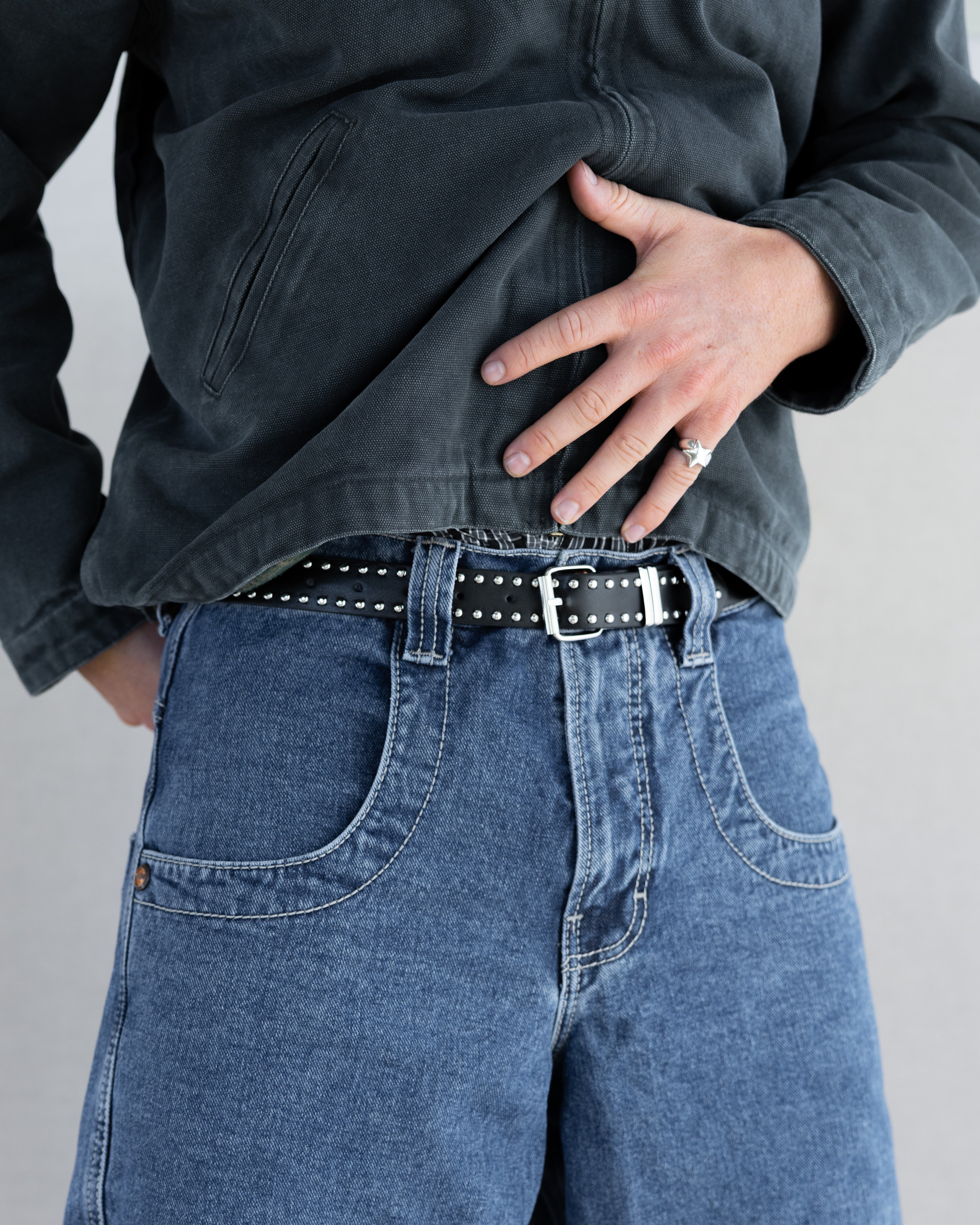 Riot Studded Leather Belt - Rynor