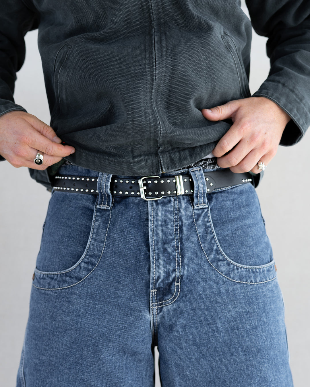 Riot Studded Leather Belt - Rynor