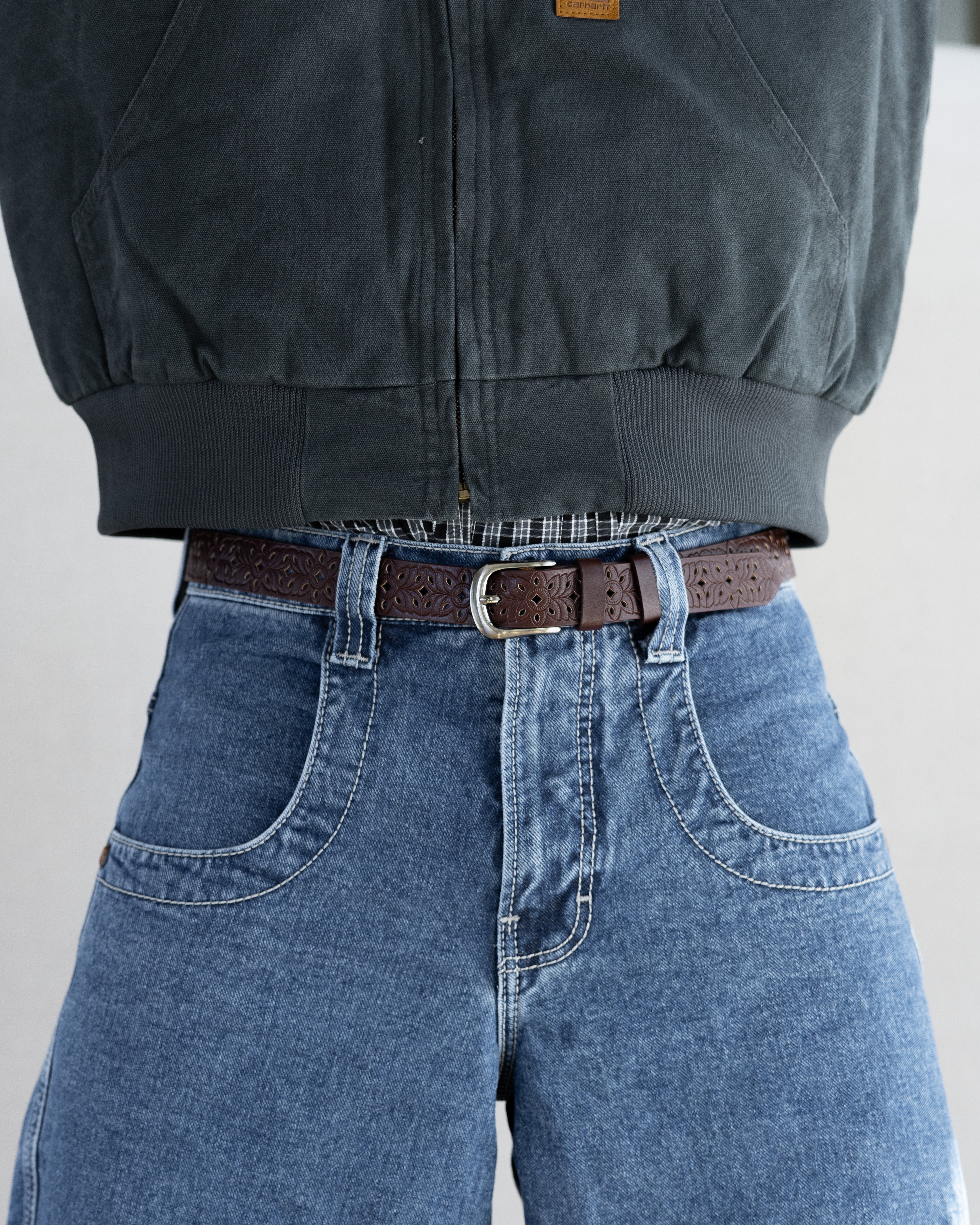 Carved Floral Belt - Rynor