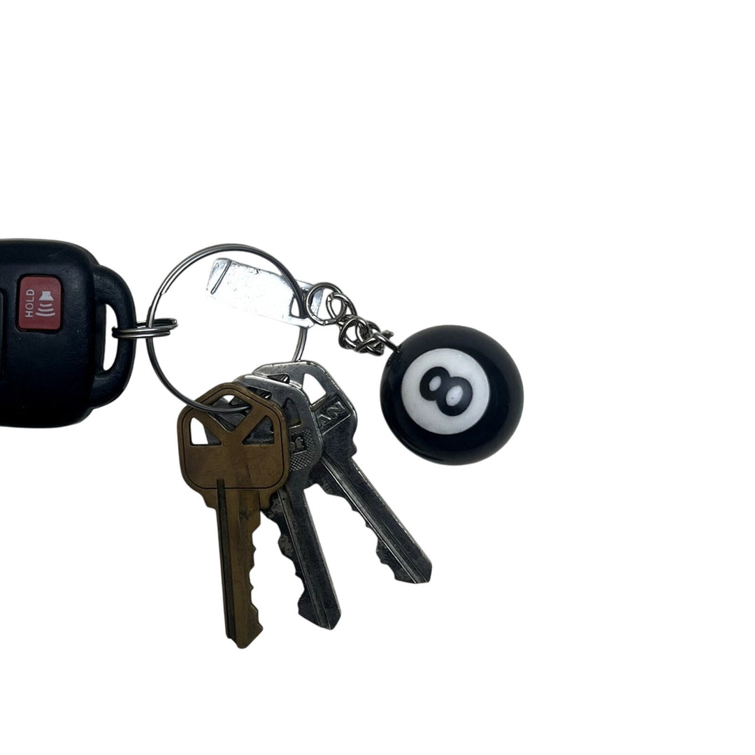 Lucky Eight Ball Keychain