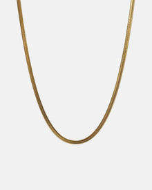 Gold Herringbone Necklace