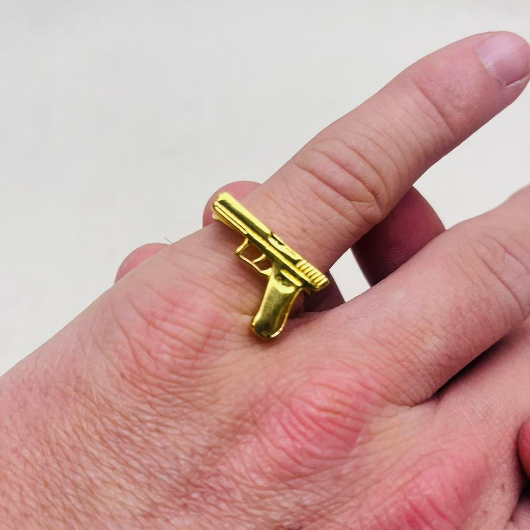 Gold Pistol Ring - Rynor