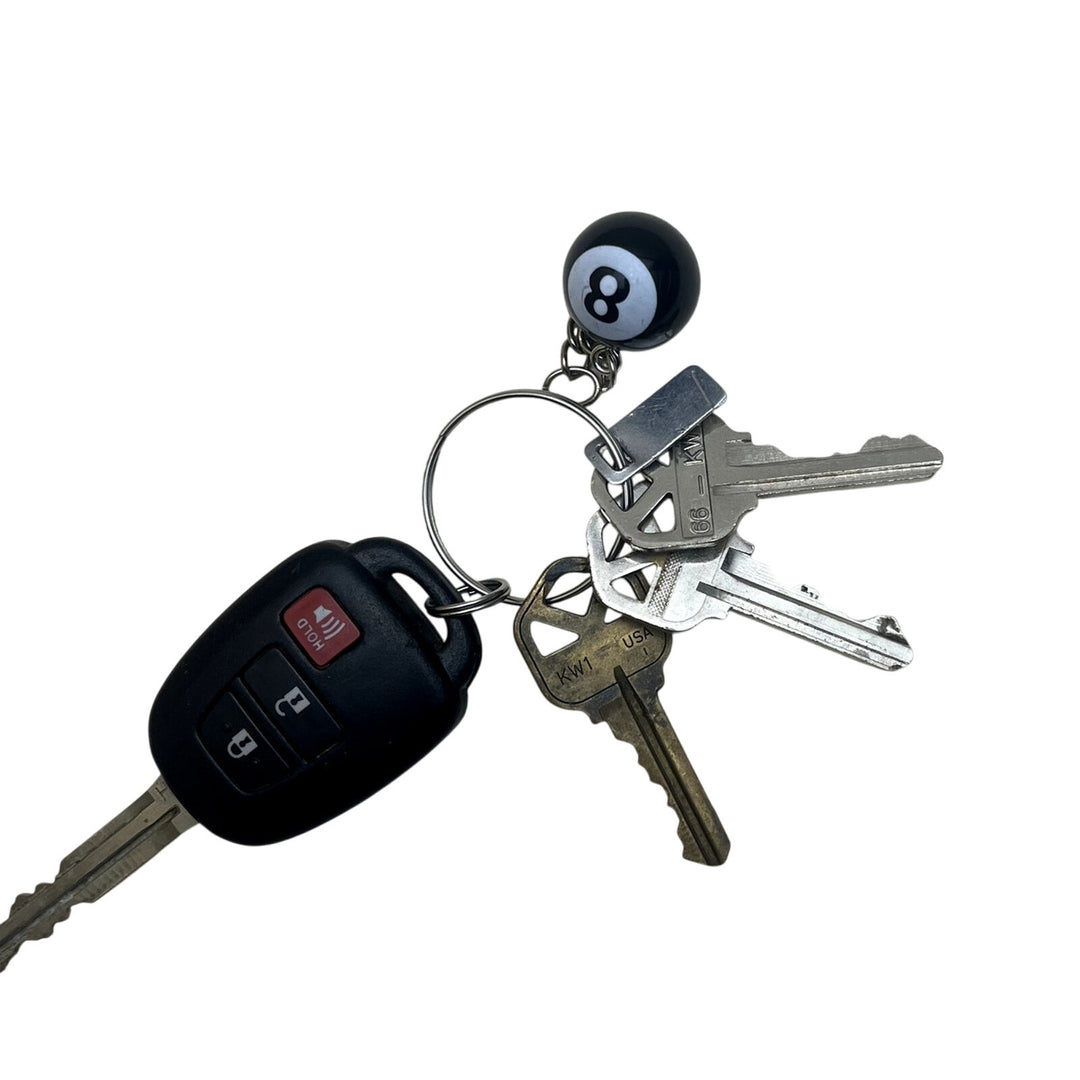 Lucky Eight Ball Keychain