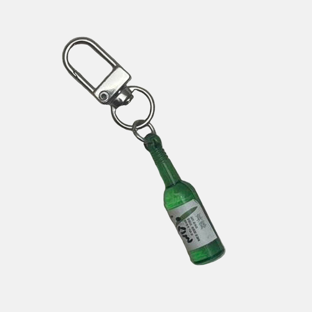 Soju Bottle Keychain